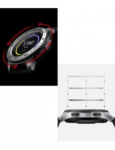 Ringke RGSG0057 Bezel Styling fodral kuvertring Samsung Galaxy Watch 46mm / Gear S3 Gear S3 Classic - Silver