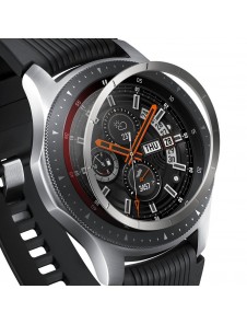 Ringke RGSG0057 Bezel Styling fodral kuvertring Samsung Galaxy Watch 46mm / Gear S3 Gear S3 Classic - Silver