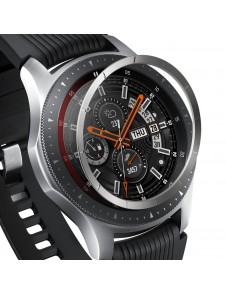 Ringke RGSG0057 Bezel Styling fodral kuvertring Samsung Galaxy Watch 46mm / Gear S3 Gear S3 Classic - Silver