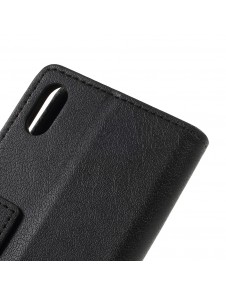 JollyFX Plånboksläderfodral till iPhone X, iPhone XS - Svart