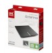 One For All SV 9490 Antenna HD indoor 52 dB, DVB-T,DVB-T2, DAB, DAB+,UHF, VHF, 25000m - Svart