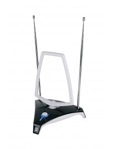 One For All SV 9360 HDTV Indoor Digital Antenna - Suitable for DVB-T & DVB-T2 - Full HD Ready - Vit / Svart