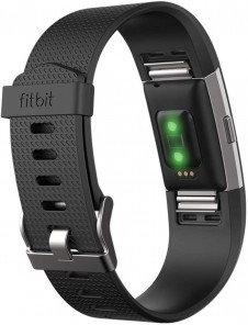 Fitbit Charge 2 Aktivitet & Fitness Tracker med hjärtfrekvens - Svart Small