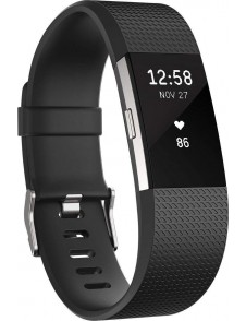 Fitbit Charge 2 Aktivitet & Fitness Tracker med hjärtfrekvens - Svart Small