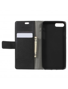 JollyFX Plånboksläderfodral till iPhone 8 Plus / iPhone 7 Plus - Svart