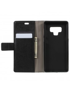 JollyFX Plånboksläderfodral till Samsung Galaxy Note9 / Galaxy Note 9  - Svart