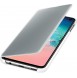 Samsung EF-ZG975CWEGWW Clear View Stående Cover med Intelligent Display för Samsung Galaxy S10 Plus - Vit