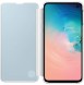 Samsung EF-ZG975CWEGWW Clear View Stående Cover med Intelligent Display för Samsung Galaxy S10 Plus - Vit
