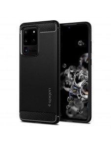 Spigen Rugged Armor Samsung Galaxy S20 Ultra - Matt svart