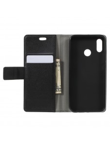 JollyFX Plånboksläderfodral till Huawei P20 Lite / Nova 3e - Svart