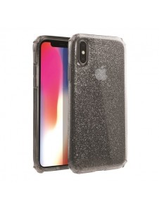 UNIQ Clarion Tinsel-skyddsfodral till iPhone XS Max - Svart / Vapour Smoke