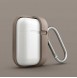 Närvaron av en ändventil på platsen för Lightning-laddningsporten i AirPods-fodralet.