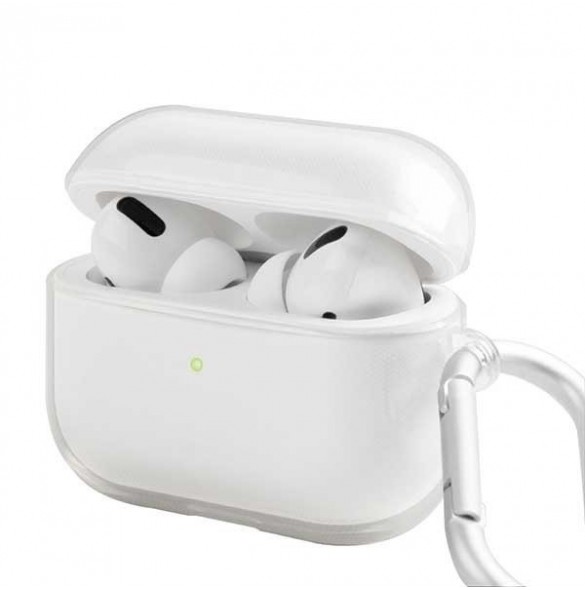 Detta fodral designat för laddningsfodralet med trådlös laddning av de ursprungliga AirPods Pro-hörlurarna från UNIQ