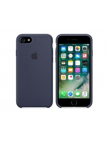 Apple MMWK2ZM/A Silikon Skal till iPhone 7, iPhone 8 - Kosmosblå