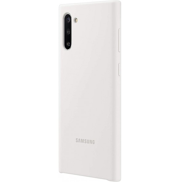 Samsung EF-PN970TWEGWW Silikon Cover Flexibel Gel Fodral till  Galaxy Note10 - Vit