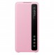 Samsung Clear View Cover med intelligent skärm för Samsung Galaxy S20 - Rosa (EF-ZG980CPEGEU)