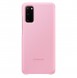 Samsung Clear View Cover med intelligent skärm för Samsung Galaxy S20 - Rosa (EF-ZG980CPEGEU)