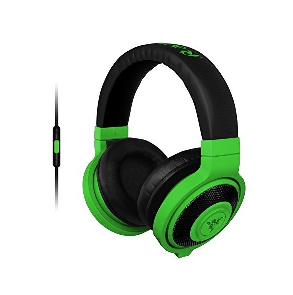 Razer Kraken Mobile - Analoga Gaming och Musikhörlurar Neon Grön