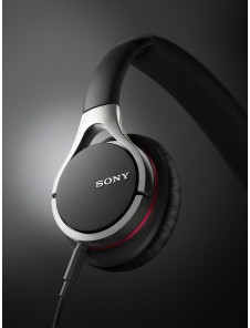 Sony MDR-10RC Hörlurar med mikrofon på örat, kabelansluten - Svart