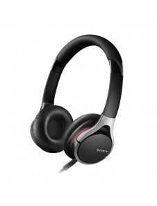 Sony MDR-10RC Hörlurar med mikrofon på örat, kabelansluten - Svart