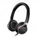 Sony MDR-10RC Hörlurar med mikrofon på örat, kabelansluten - Svart