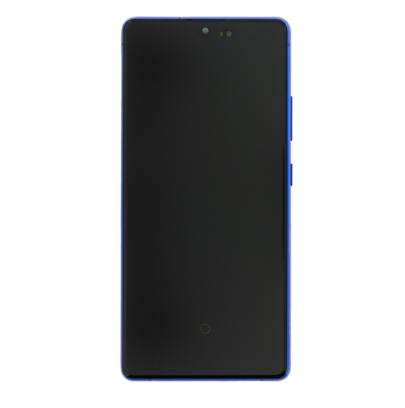 LCD-display + Touch Unit Samsung Galaxy S10 Lite - Prisma blå (Service Pack)