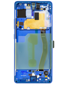 LCD-display + Touch Unit Samsung Galaxy S10 Lite - Prisma blå (Service Pack)