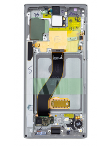 LCD-display + Touch Unit Samsung Galaxy Note 10 - Silver (Service Pack)