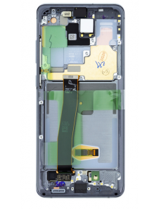 LCD-display + Touch Unit Samsung Galaxy S20 Ultra - Grå (Service Pack)