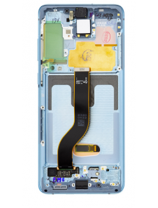 LCD-skärm + Touch Unit Samsung Galaxy S20 Plus - Molnblå (Service Pack)