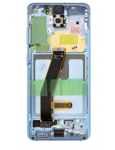 LCD-display + Touch Unit Samsung Galaxy S20 - Molnblå (Service Pack)