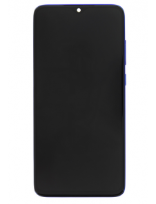 LCD-skärm + beröringsenhet + framsida för Xiaomi Redmi Note 8 Pro - Blå (Servicepack)