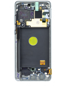 LCD-display + Touch Unit Samsung Galaxy Note 10 Lite - Silver (Service Pack)