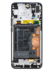 LCD-display + Touch Unit + Framsida Huawei Honor 9X - Svart (Service Pack)