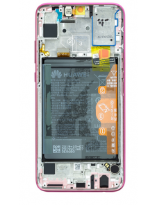LCD-display + Touch Unit + Framsida Huawei Honor 20 Lite - Röd (Service Pack)