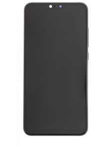 LCD-display + Touch Unit + Framsida för Xiaomi Mi8 Lite - Svart (Service Pack)