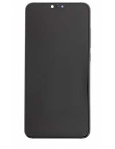 LCD-display + Touch Unit + Framsida för Xiaomi Mi8 Lite - Svart (Service Pack)