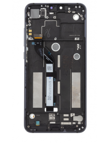LCD-display + Touch Unit + Framsida för Xiaomi Mi8 Lite - Svart (Service Pack)