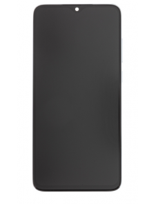 LCD-skärm + beröringsenhet + framsida för Xiaomi Redmi Note 8 Pro - Vit (Service Pack)