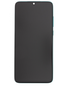 LCD-skärm + beröringsenhet + framsida för Xiaomi Redmi Note 8 Pro - Grön (Service Pack)