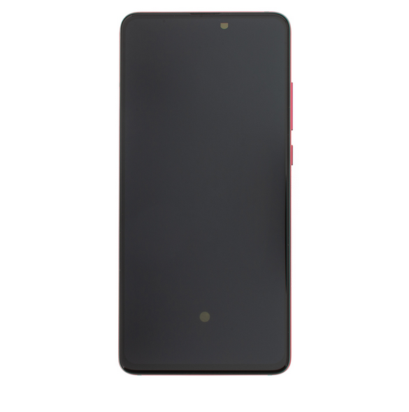 LCD-display + Touch Unit + Framsida för Xiaomi Mi A3 - Svart (Service Pack)
