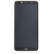 LCD-skärm + beröringsenhet + framsida för Xiaomi Redmi 7A - Svart (Service Pack)