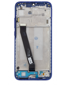 LCD-display + Touch Unit + Framsida för Xiaomi Redmi 7 - Blå (Service Pack)