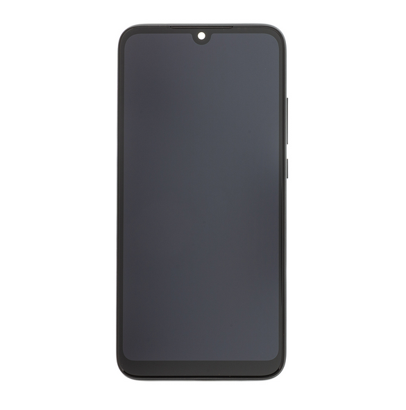 LCD-display + Touch Unit + Framsida för Xiaomi Redmi 7 - Svart (Service Pack)