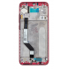 LCD-skärm + beröringsenhet + framsida för Xiaomi Redmi Note 7 - Röd (Servicepack)