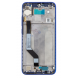 LCD-skärm + beröringsenhet + framsida för Xiaomi Redmi Note 7 - Blå (servicepack)