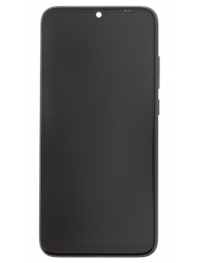 LCD-skärm + beröringsenhet + framsida för Xiaomi Redmi Note 7 - Svart (Service Pack)