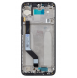 LCD-skärm + beröringsenhet + framsida för Xiaomi Redmi Note 7 - Svart (Service Pack)