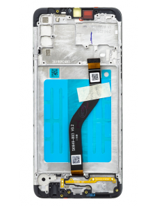 LCD-display + Touch Unit Samsung Galaxy A20s -Svart (Service Pack)