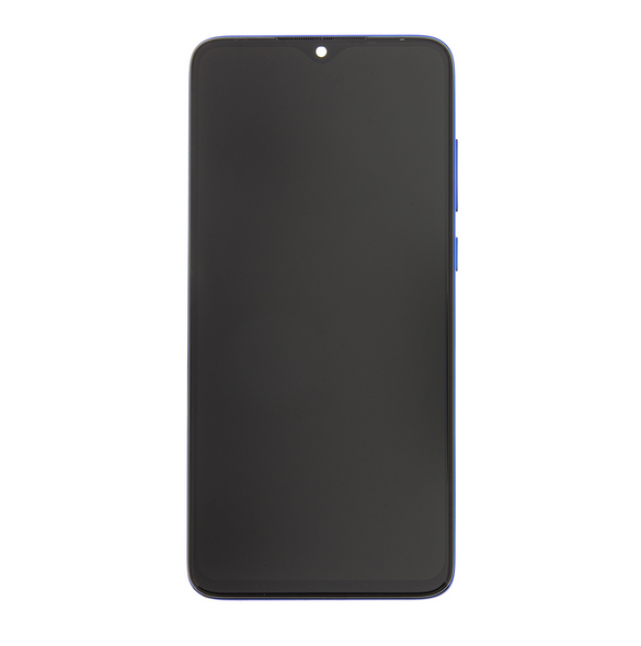 LCD-skärm + beröringsenhet + framsida för Xiaomi Redmi Note 8 Pro - Blå